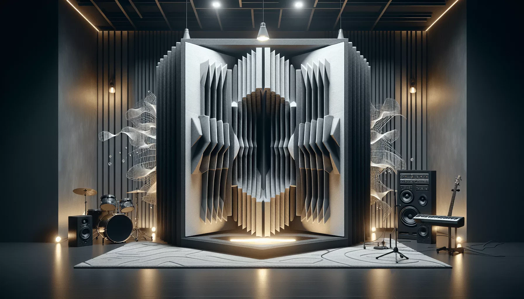 Eine extreme Bassfalle, die für optimale Bassabsorption konzipiert ist.