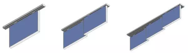 Schema AluWall Schiebepaneel