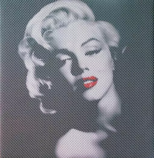 Marilyn Monroe als Motiv für ein Akustikbild