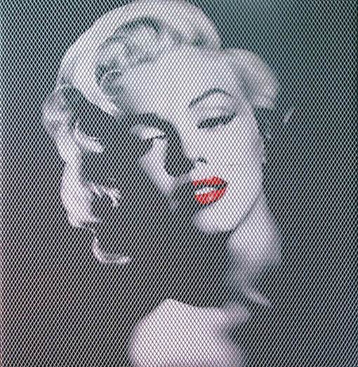 Marilyn Monroe als Motiv für ein Akustikbild Akustik Bilder